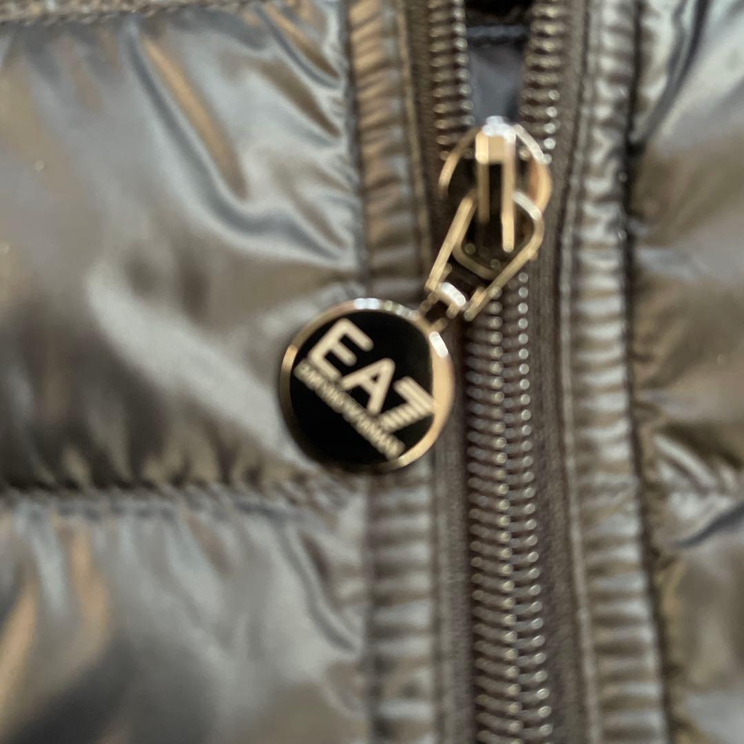 【極美品】EA7 ブラック ダウンジャケット L