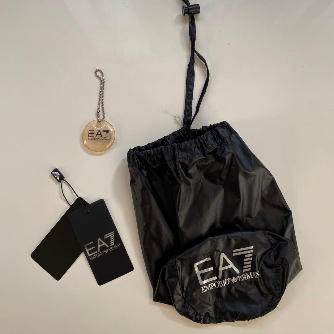 【極美品】EA7 ブラック ダウンジャケット L