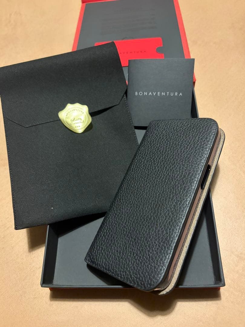 【正規メンテナンス済み】ボナベンチュラiPhone15 本革ケース