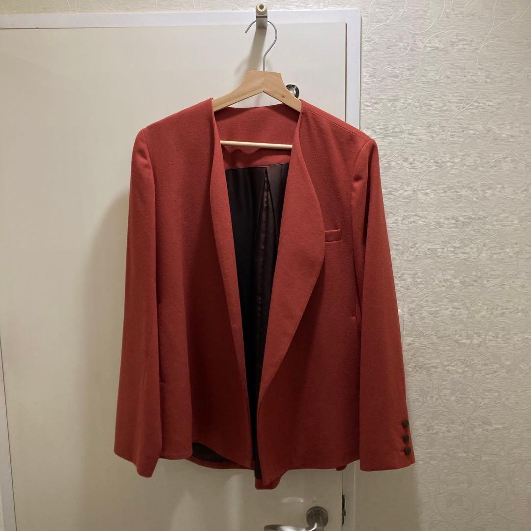 ka na ta ノーカラージャケット サンプル品 サイズ2