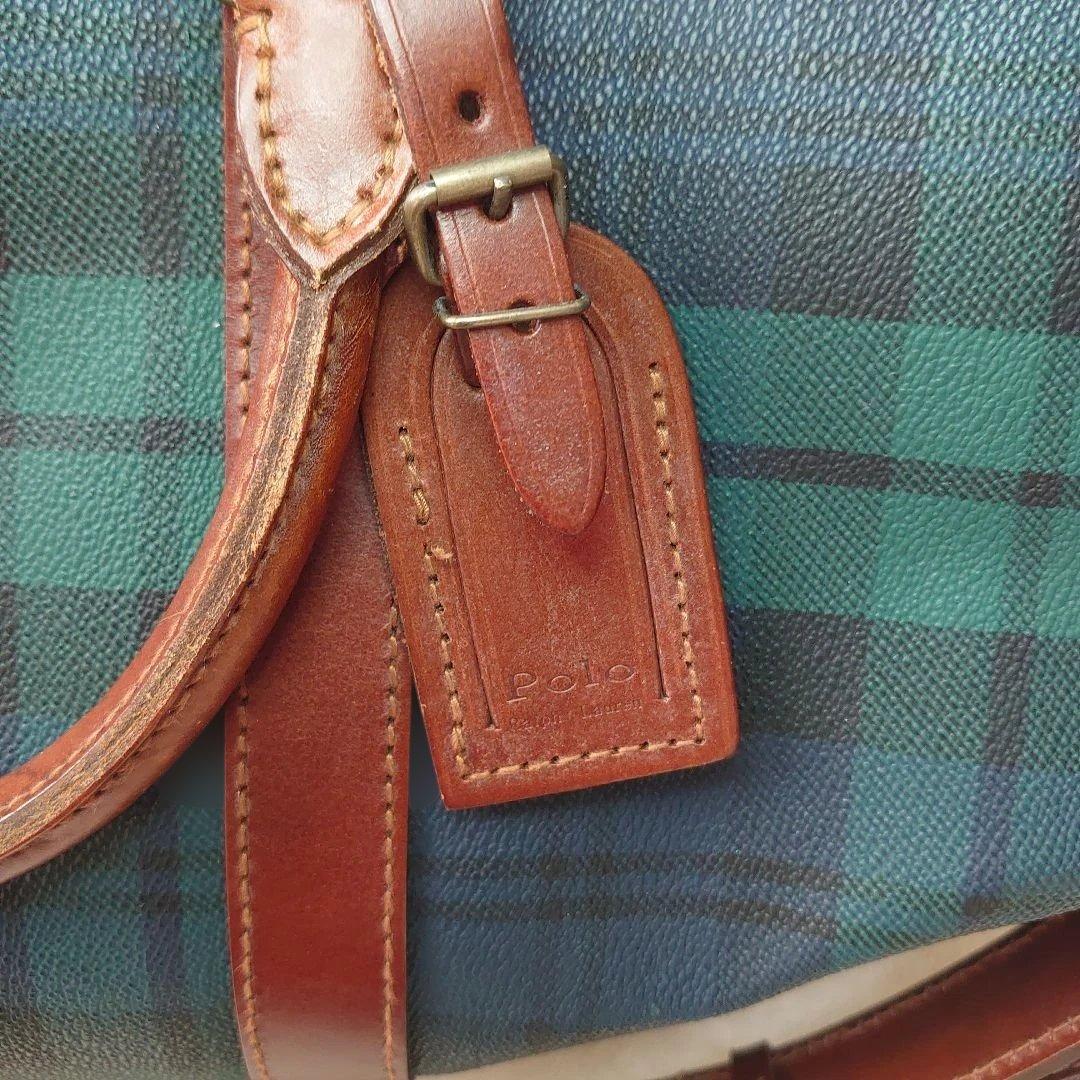 ぴと　RalphLauren ボストンバッグ 2way 旅行 チェック
