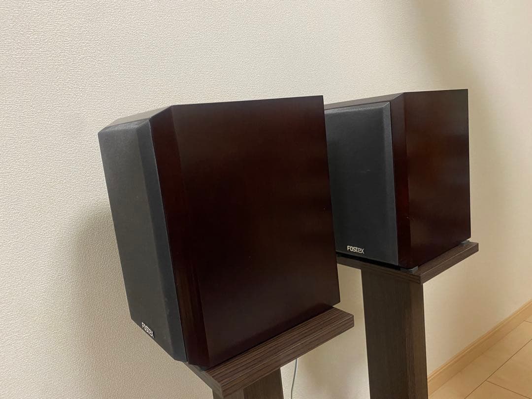 FOSTEX GX100 スピーカー ダークブラウン　連番　2つセット