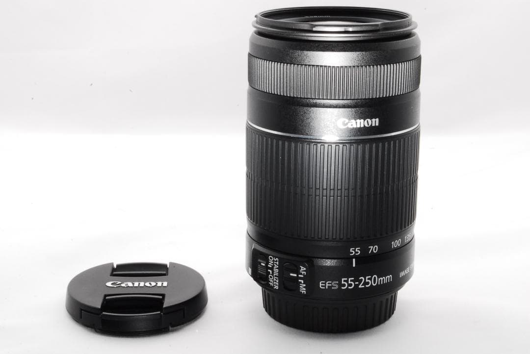 手振れ補正付き！Canon EF-S 55-250mm IS II望遠レンズ