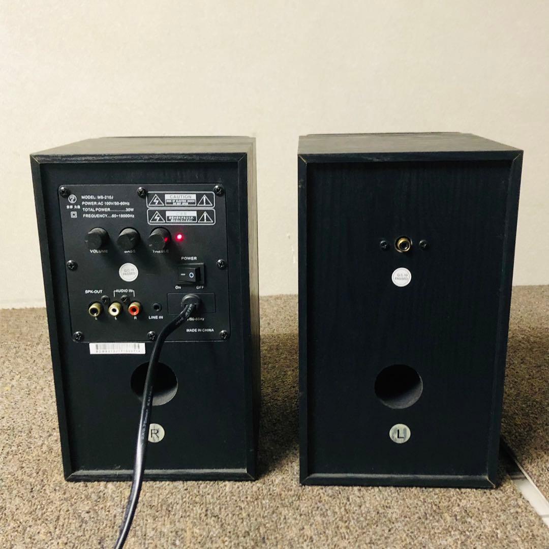 E32美品✨sound アンプ搭載モニタースピーカー 2台セット