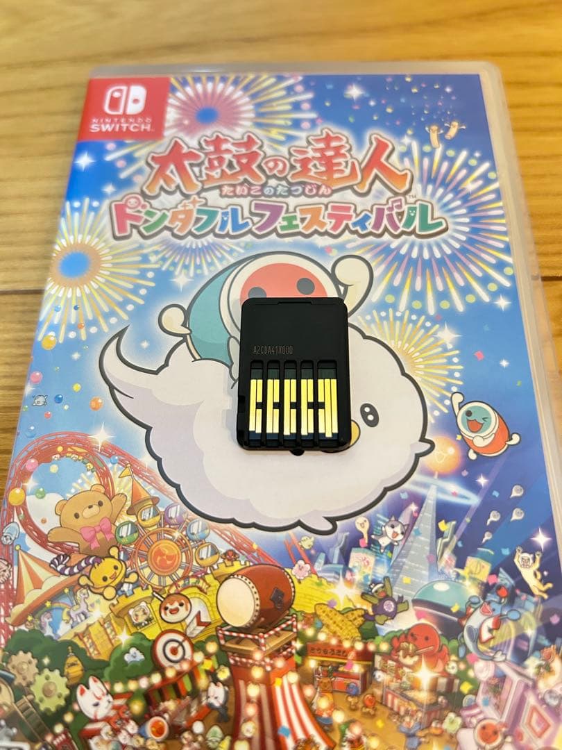 太鼓の達人 ドンダフルフェスティバル 太鼓とバチセット　おまけ付き　switch