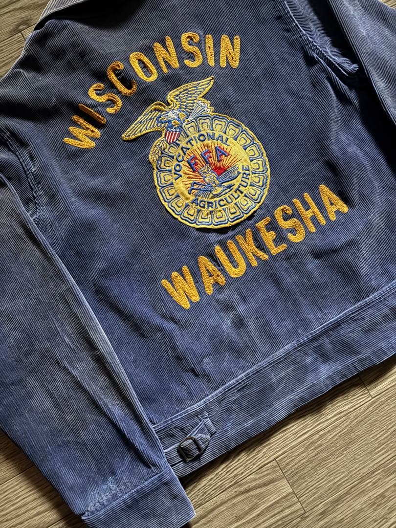 【60s~】★極上フェード★ FFA ジャケット 　lot100-36程度 L