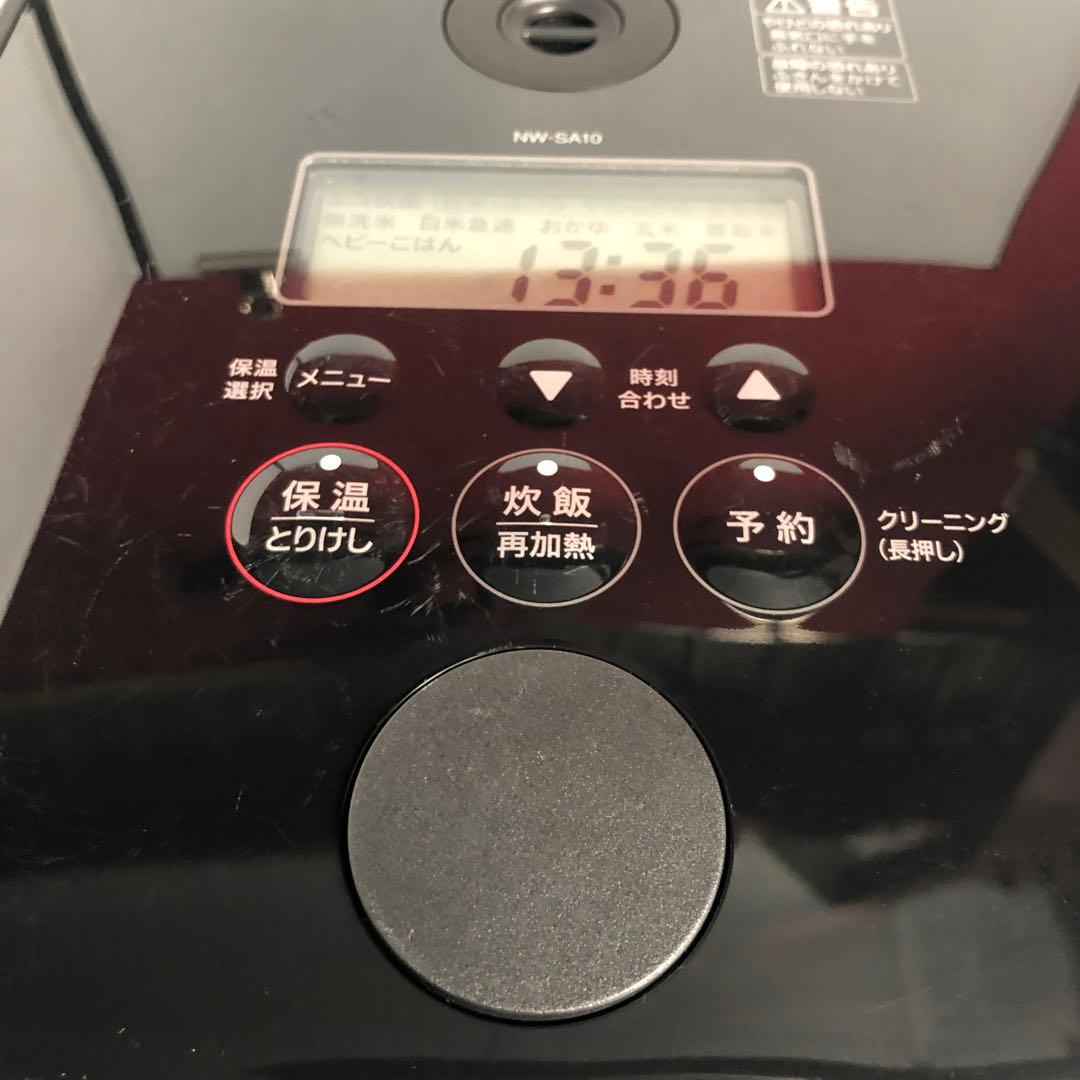 象印　IH炊飯ジャー　NW-SA10 2019年製　ブラック　OU082908