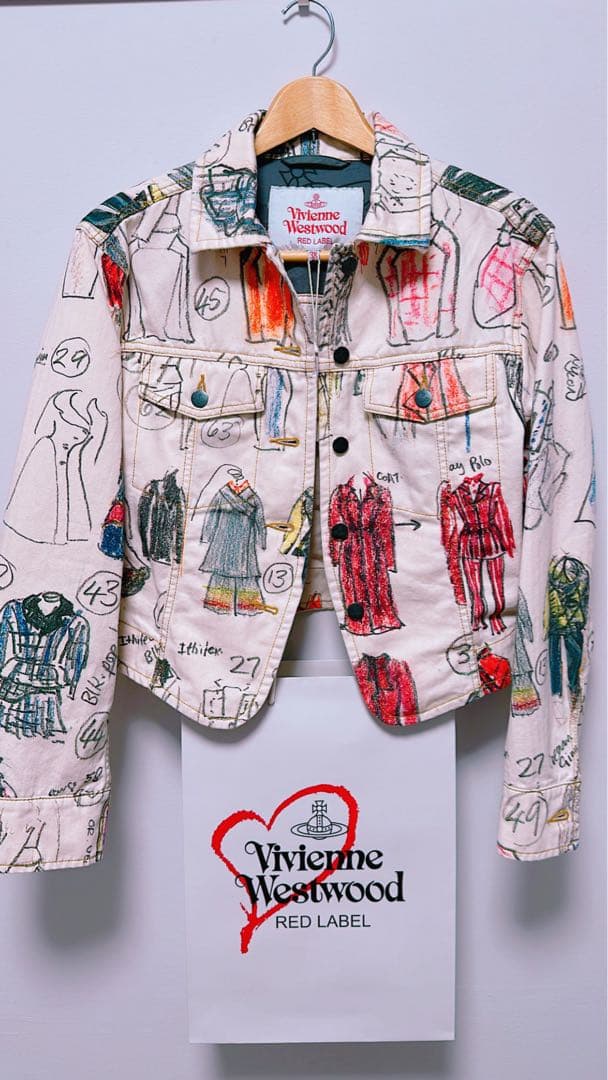 Vivienne Westwood Red Label イラストデニムジャケット