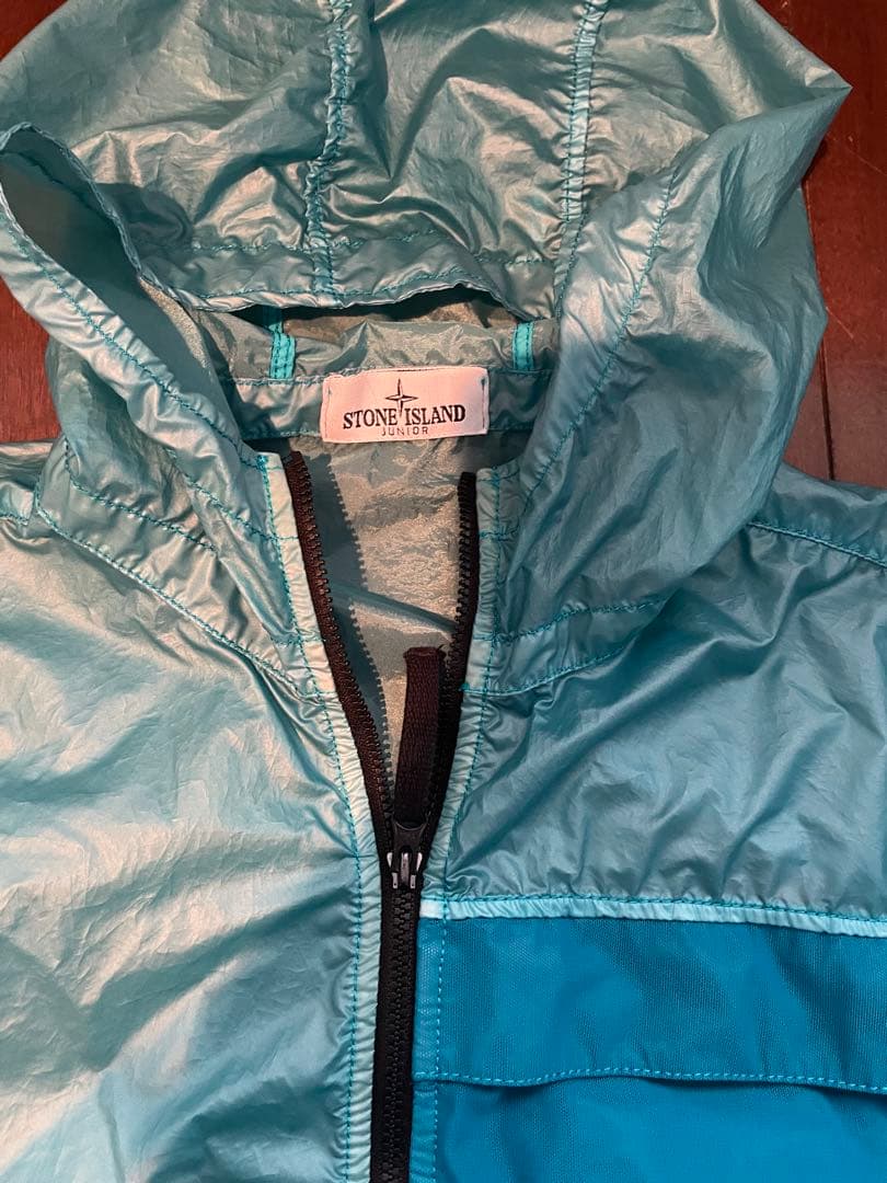 STONE  JUNIOR フード付きジャケット ライトブルー