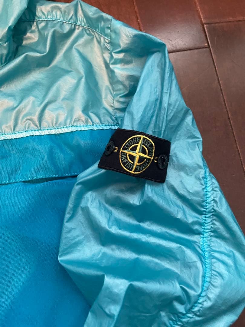 STONE  JUNIOR フード付きジャケット ライトブルー