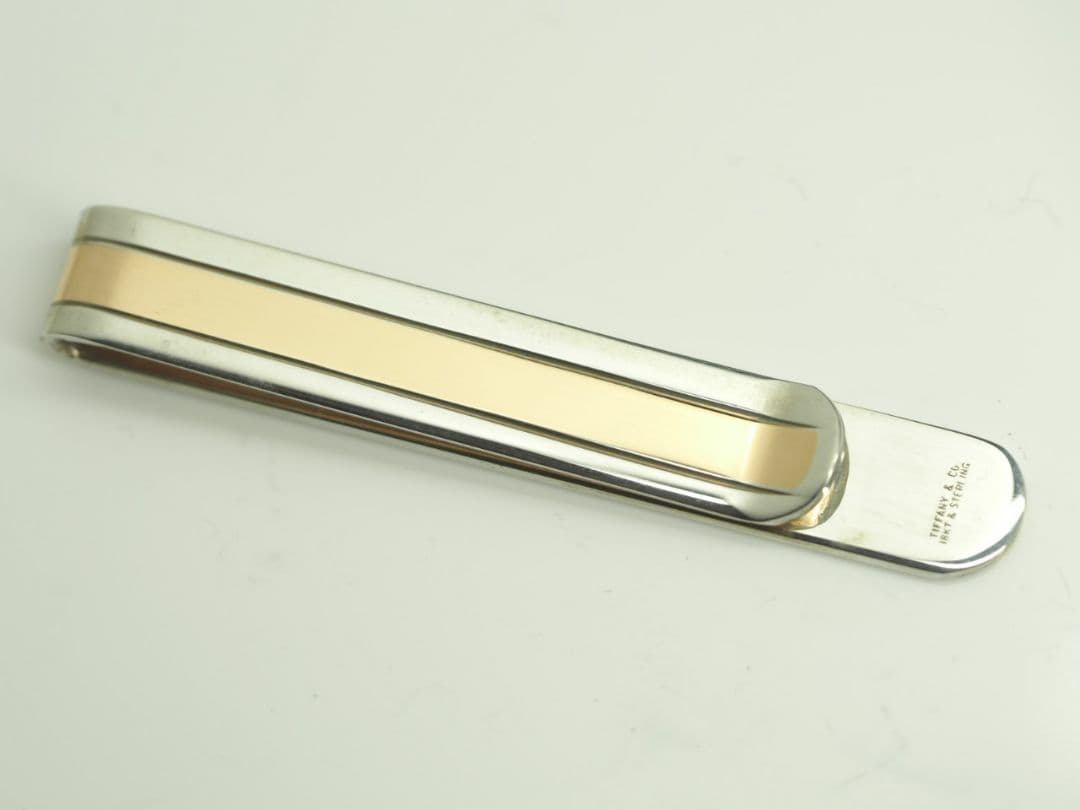 P213 TIFFANY&Co. ティファニー　スマートなタイピン　750YG