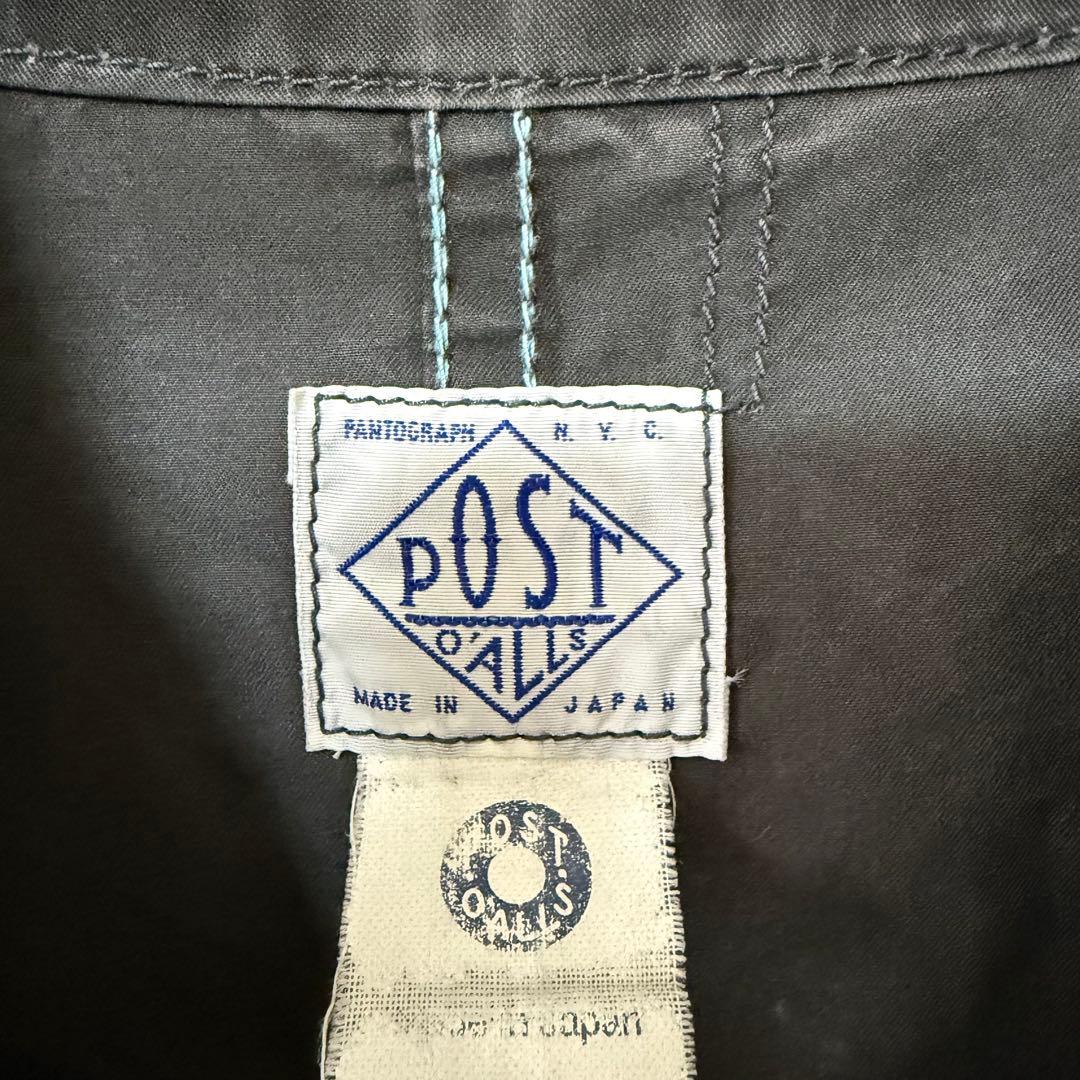 POST O'ALLS 1109R ライトツイル カバーオール ジャケット M