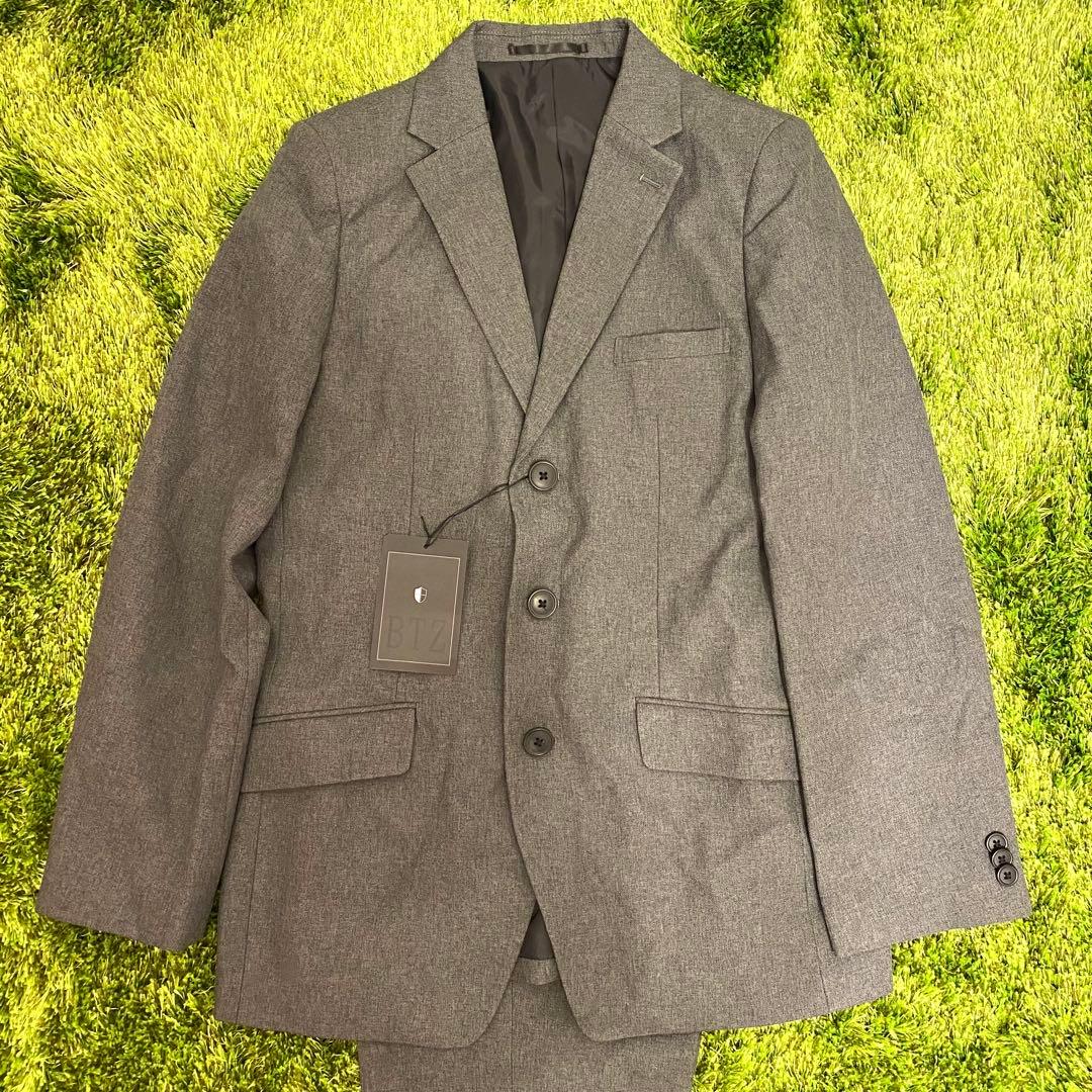 【新品】B.T.Z セットアップスーツ 5点セット 170cm グレー