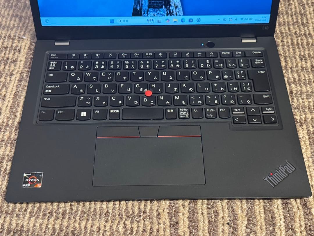 Windowsノート本体 Lenovo ThinkPad L13 Ryzen 5 PRO 7530