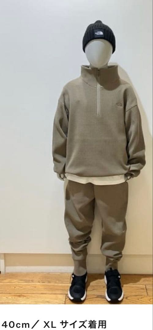 ノースフェイス　ワッフルハーフジップセットアップ　キッズXL 限定品