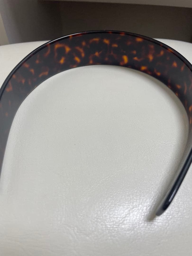 CELINE トータスシェル ヘアバンド