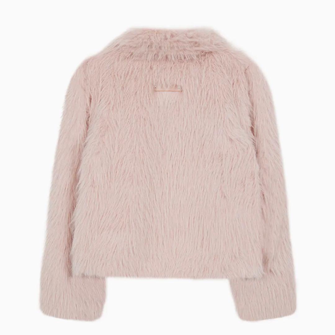 Illigo パピーショートファージャケットピンク