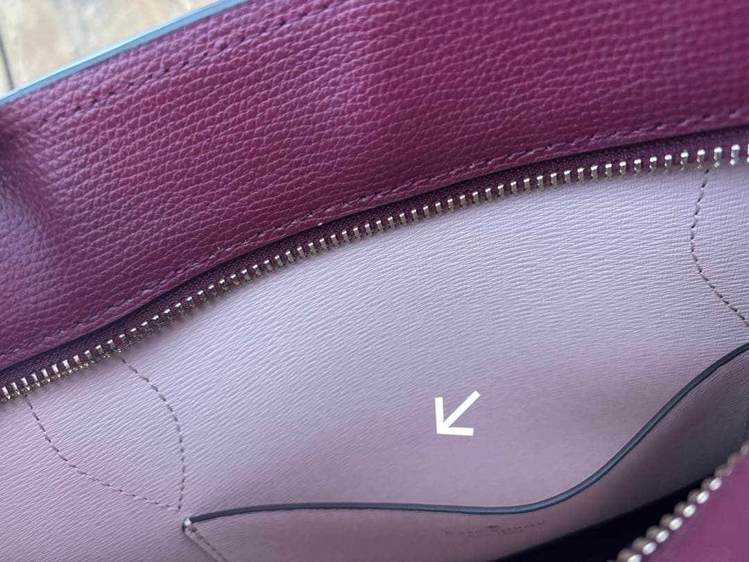 kate spade ボルドー　2wayバッグ　ショルダー　ハンドバッグ　美品