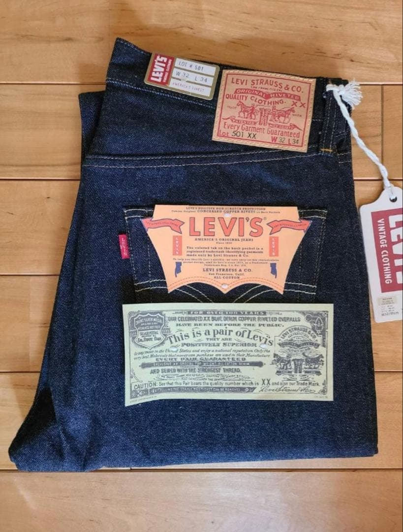 新品 リーバイス LVC 501XX 1955年モデル W32 L34 日本製