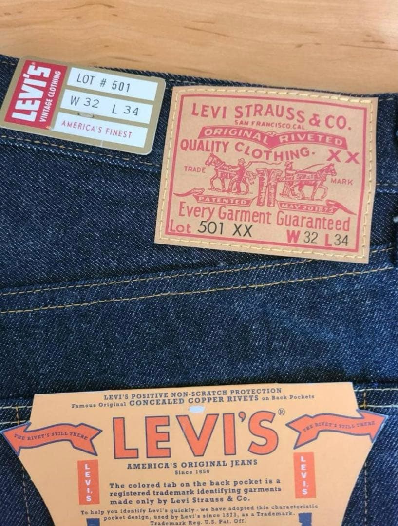 新品 リーバイス LVC 501XX 1955年モデル W32 L34 日本製