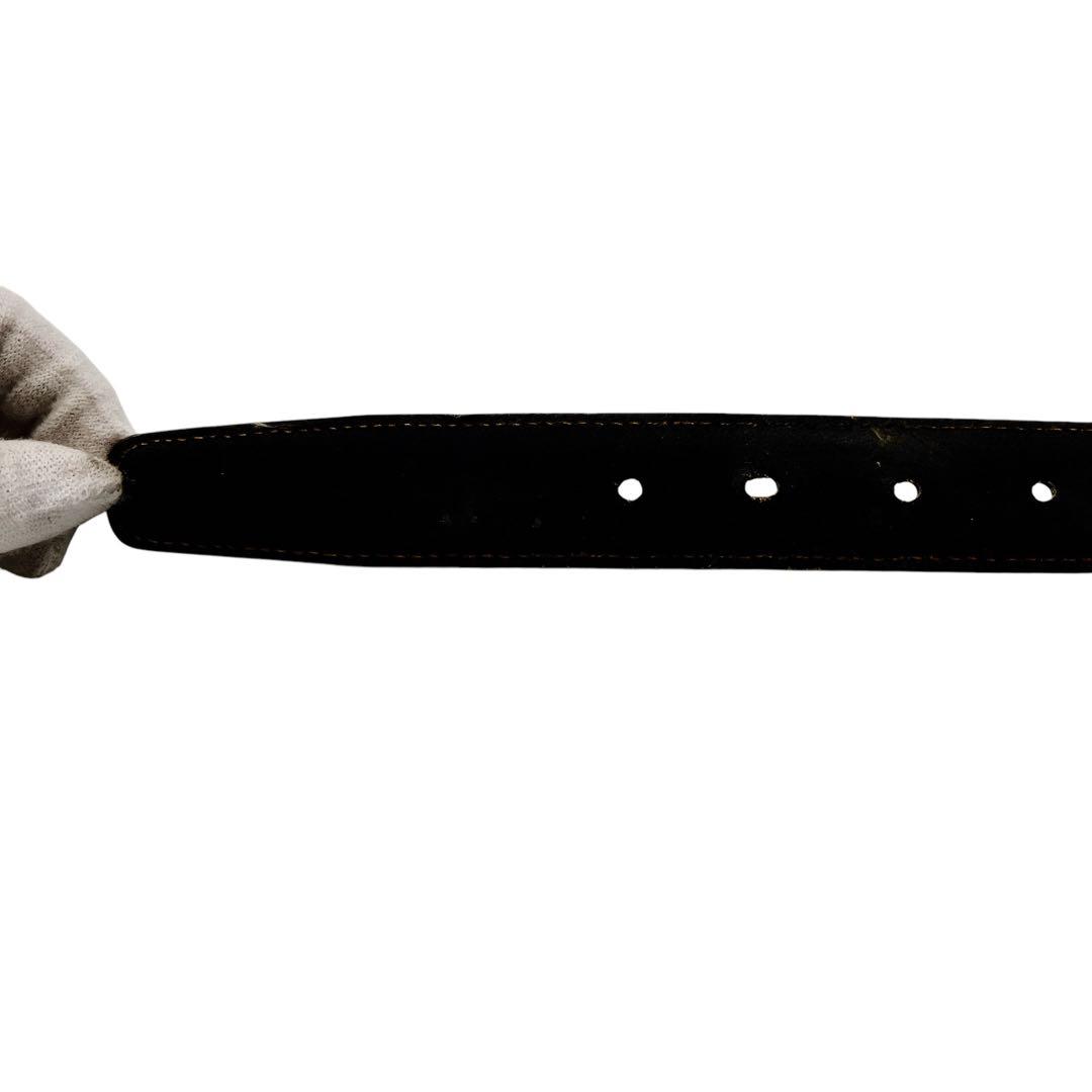 CELINE トリオンフ マカダム ブラック ベルト 6849