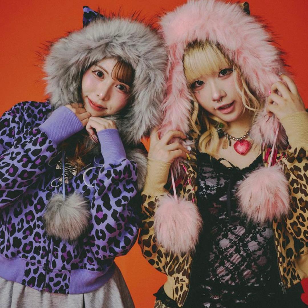 【CANDY GALFY】ぎゃるマシぱぁかぁ【中型犬/L】ヒョウ柄　パーカー