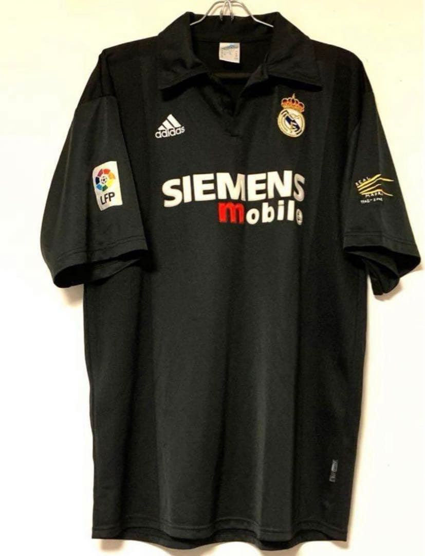 adidas Real Madrid XL 黒 サッカー ジャージ