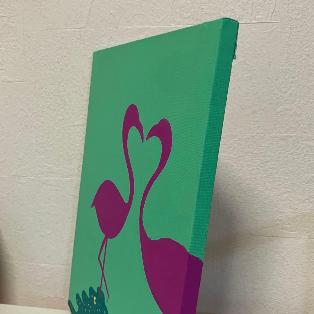 こここ様　２枚セット　「夜景とフラミンゴ」　「Anniversary Wine」