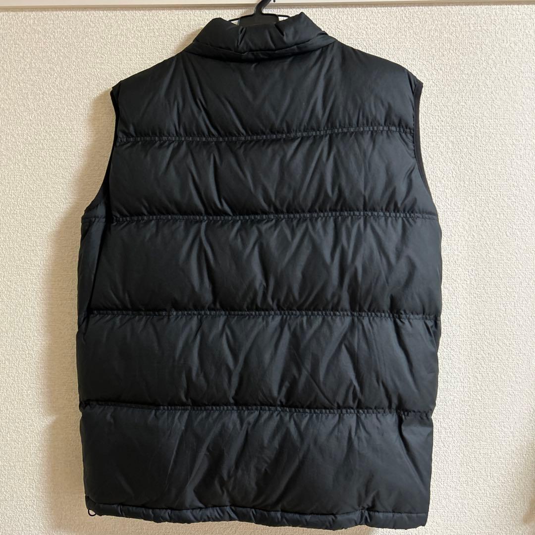 STUSSY ブラック ダウンベスト M