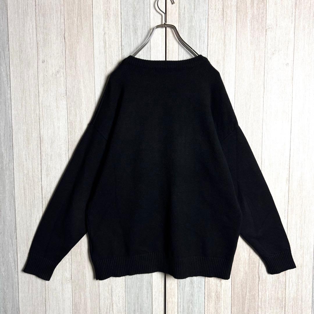 3623【大人気・美品】ポルトガル製 アミ ビッグハートロゴ ニットセーター