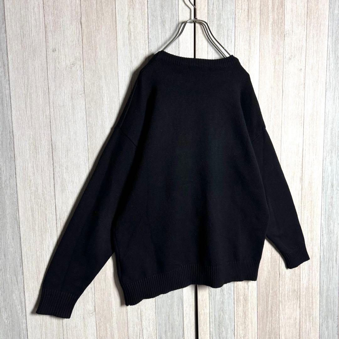 3623【大人気・美品】ポルトガル製 アミ ビッグハートロゴ ニットセーター