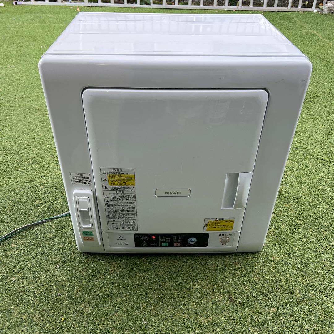 HITACHI ノーダクト　衣類乾燥機 6kg DE-N60WV 2021年製