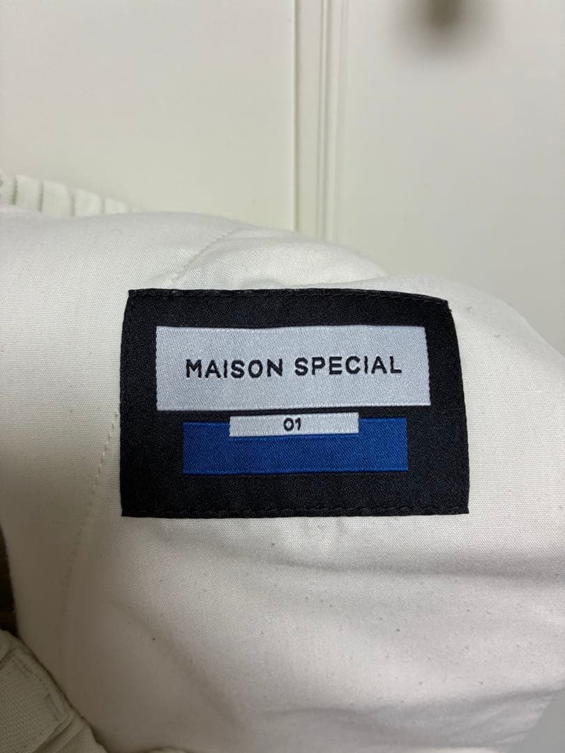 メゾンスペシャル モランナ トリプル クロス プライム ワイド カーゴパンツ