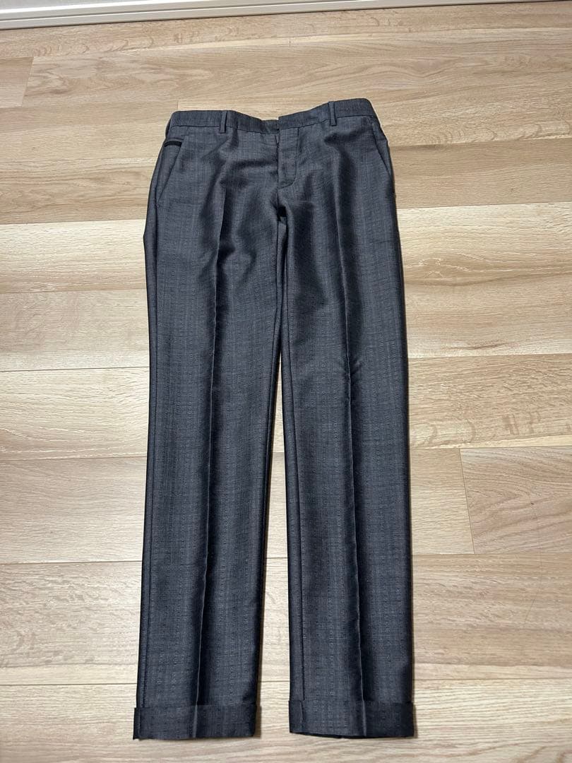 ssx2673 プラダ【美品】スラックス　極上ウール　44