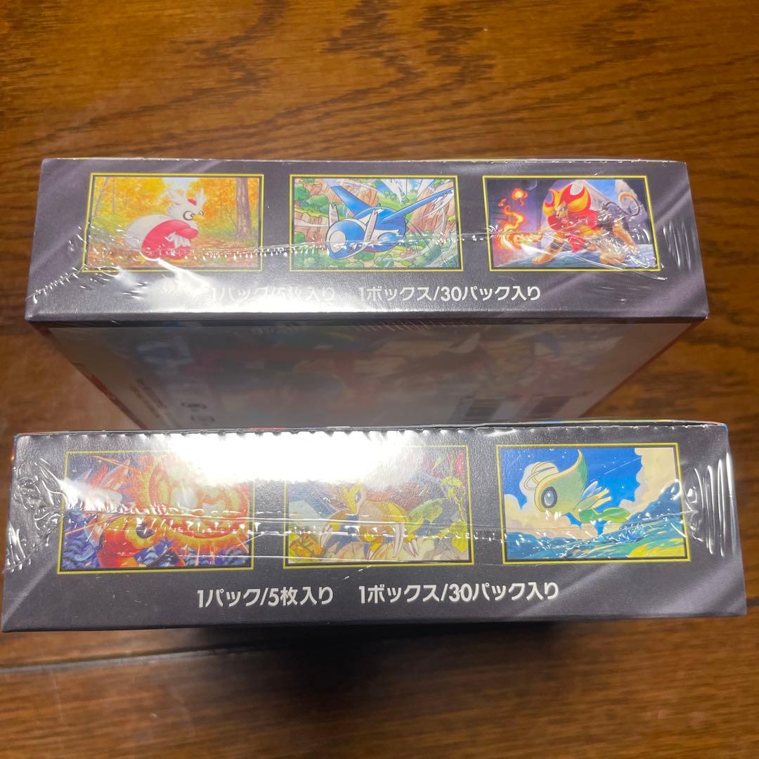 ポケモンカード メガブレイブ1BOX メガシンフォニア1BOXシュリンク付き