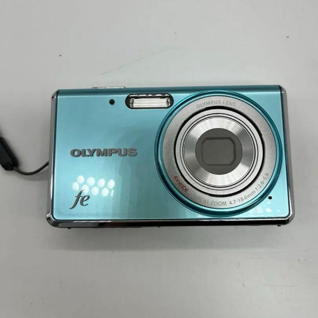 ♦︎OLYMPUS FE-4020 水色 デジタルカメラ