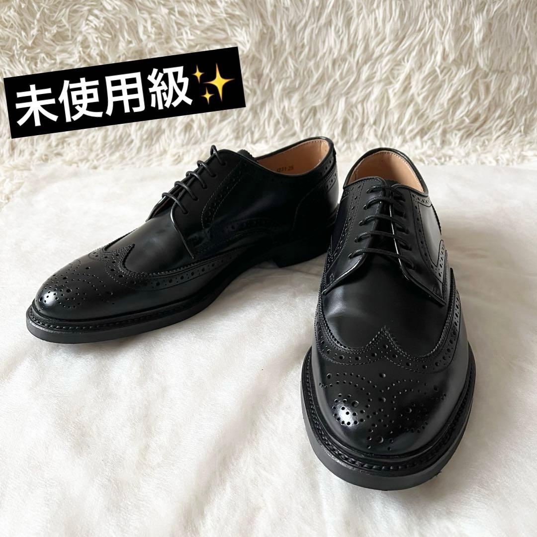 未使用級✨REGAL リーガル ビジネスシューズ ウィングチップ ブラック