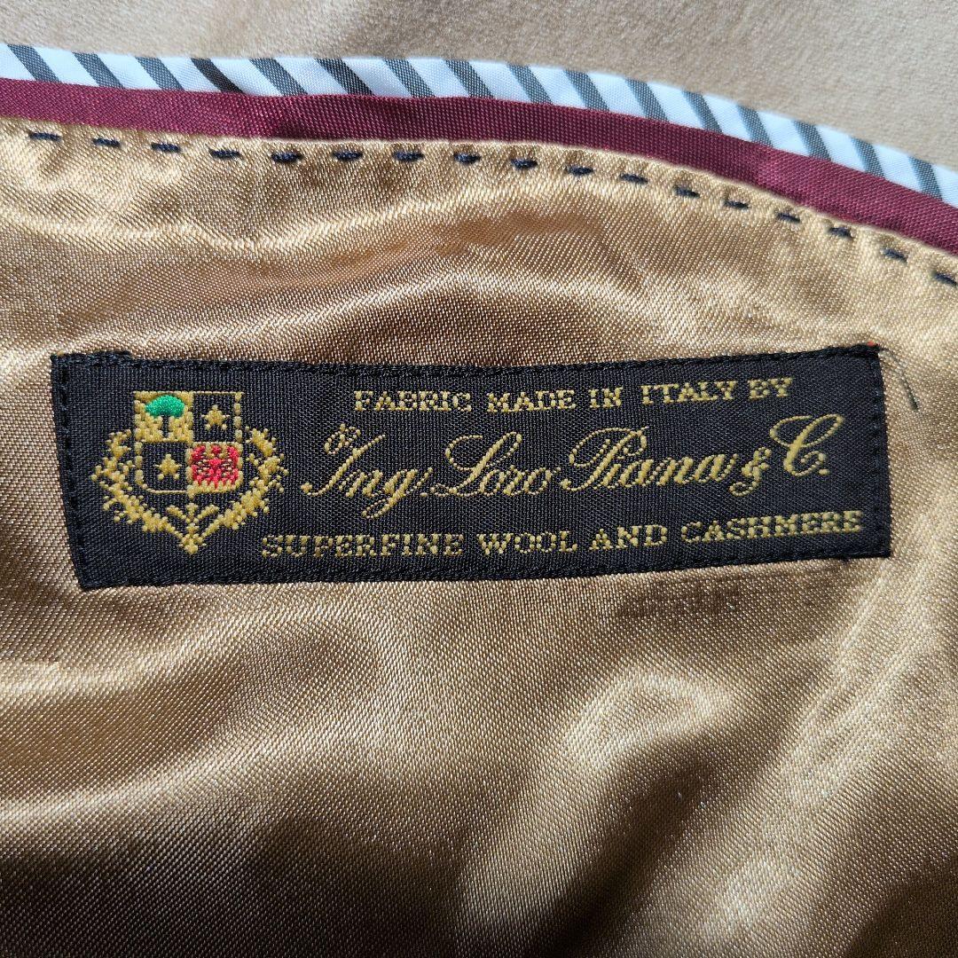 ロロ・ピアーナ カシミヤ混 ジャケットトミーヒルフィガー ベージュ 金ボタン