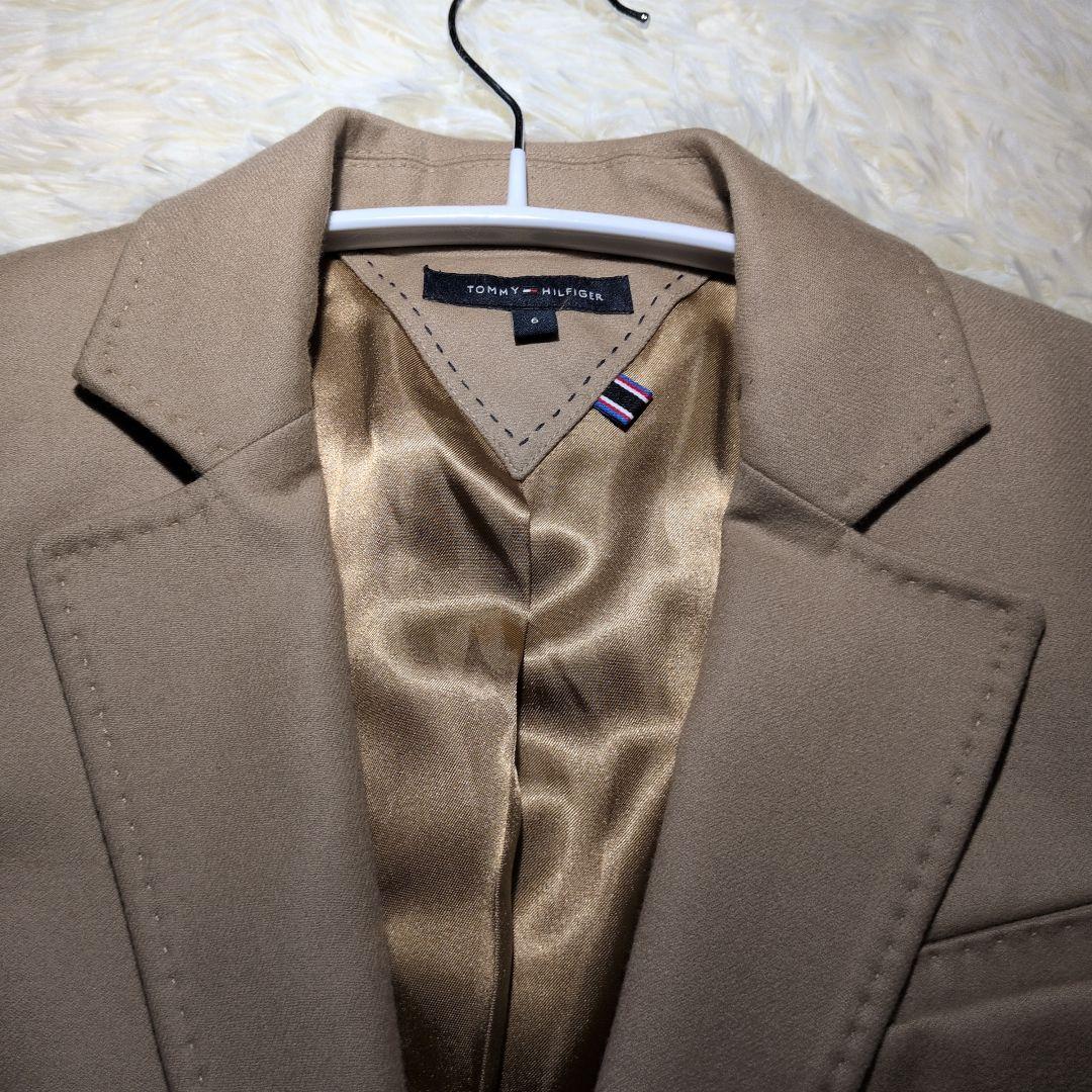 ロロ・ピアーナ カシミヤ混 ジャケットトミーヒルフィガー ベージュ 金ボタン