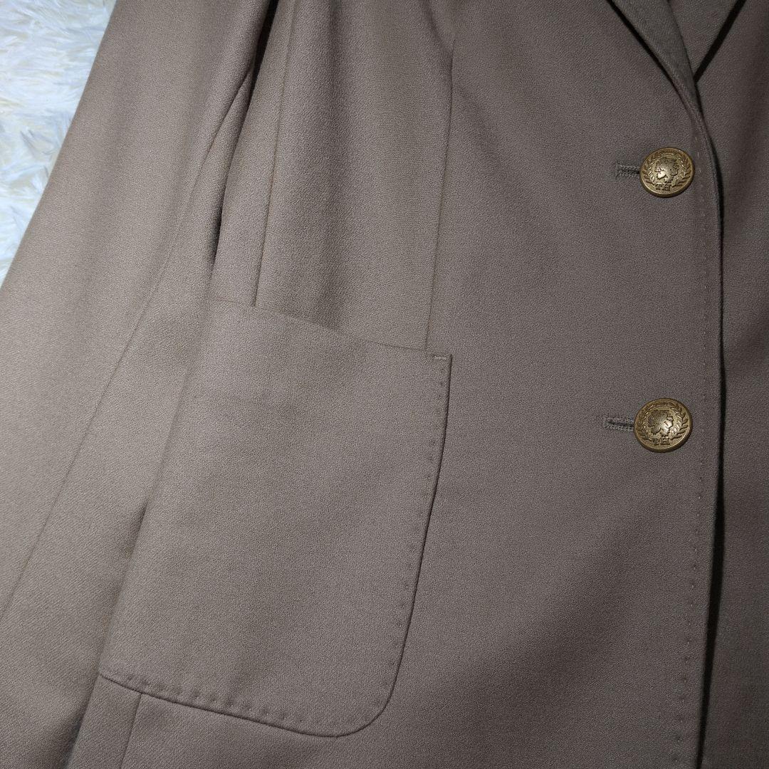 ロロ・ピアーナ カシミヤ混 ジャケットトミーヒルフィガー ベージュ 金ボタン