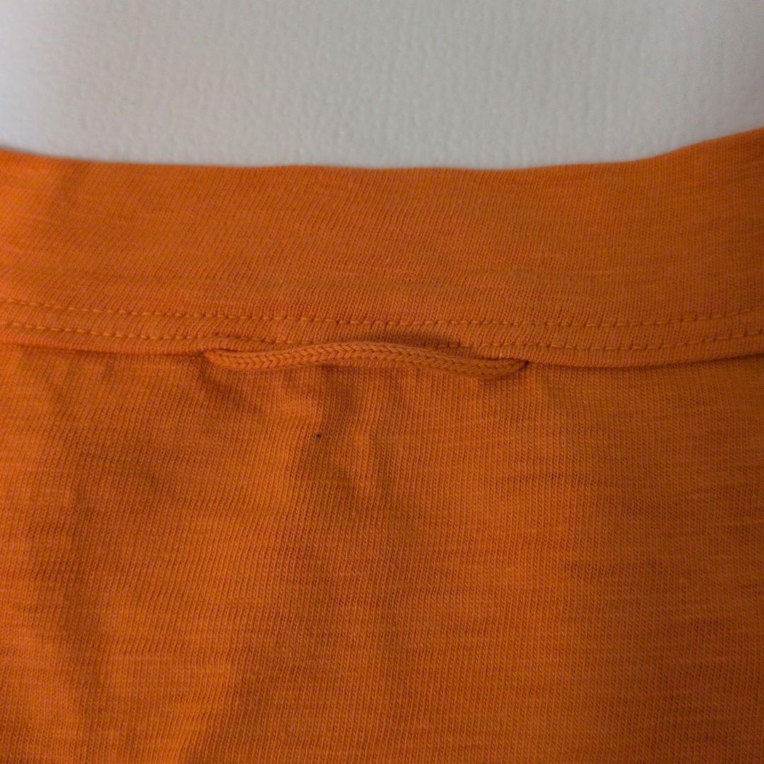 45R オレンジ 長袖ポケットTシャツ
