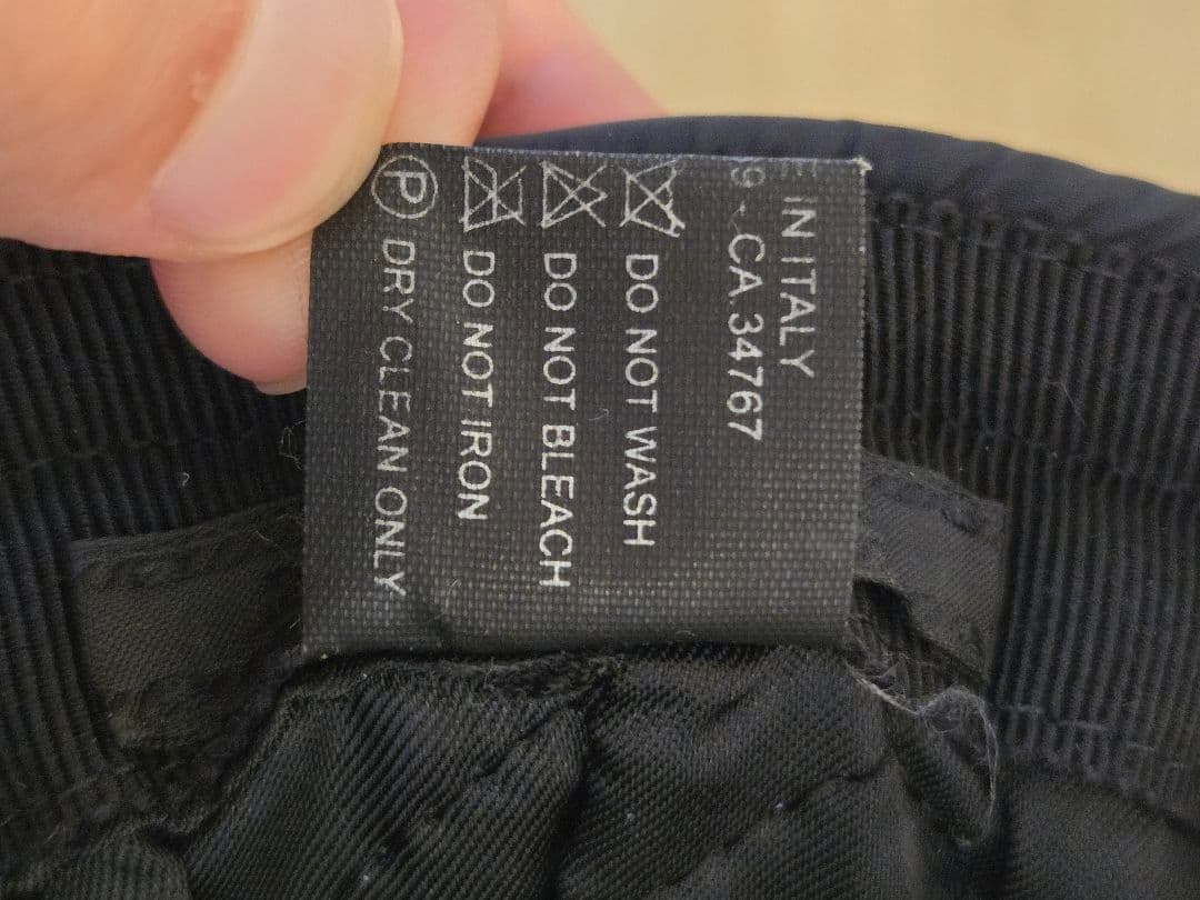 PRADA ナイロンビーニー Re-Nylon ロールキャップ BLACK M