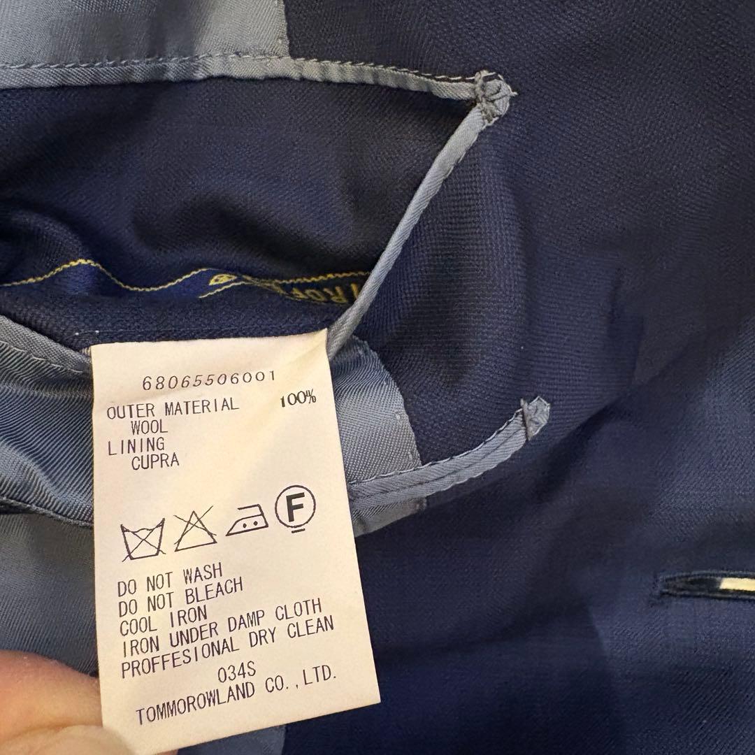 【最高級】トゥモローランド ゼニア スーツセットアップ ネイビー　チェック