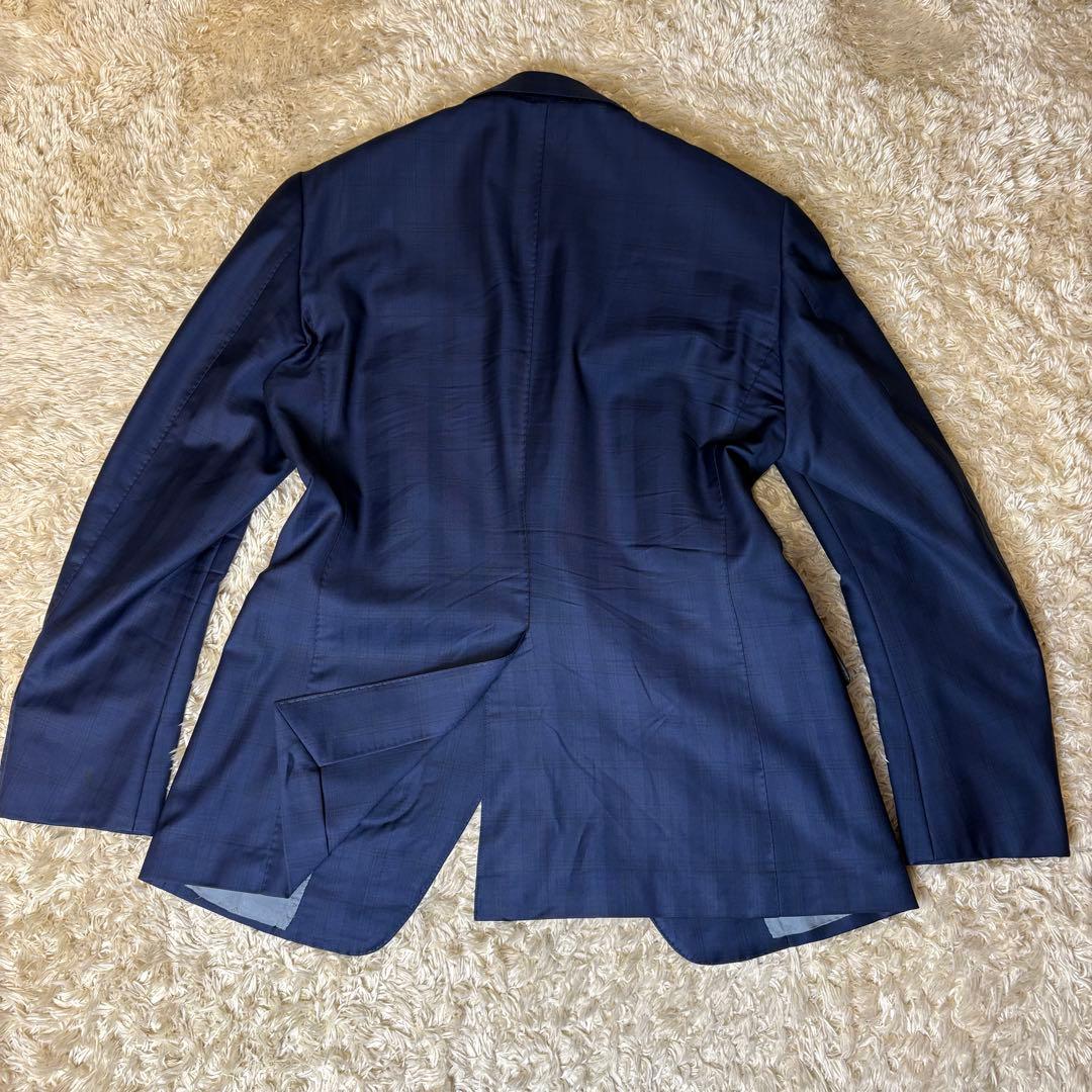 【最高級】トゥモローランド ゼニア スーツセットアップ ネイビー　チェック