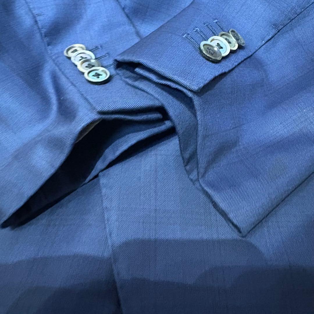 【最高級】トゥモローランド ゼニア スーツセットアップ ネイビー　チェック