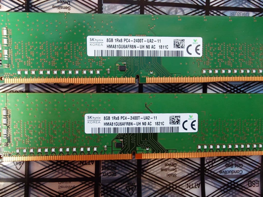 メモリー Hynix DDR4 2666 16GB (8X2)