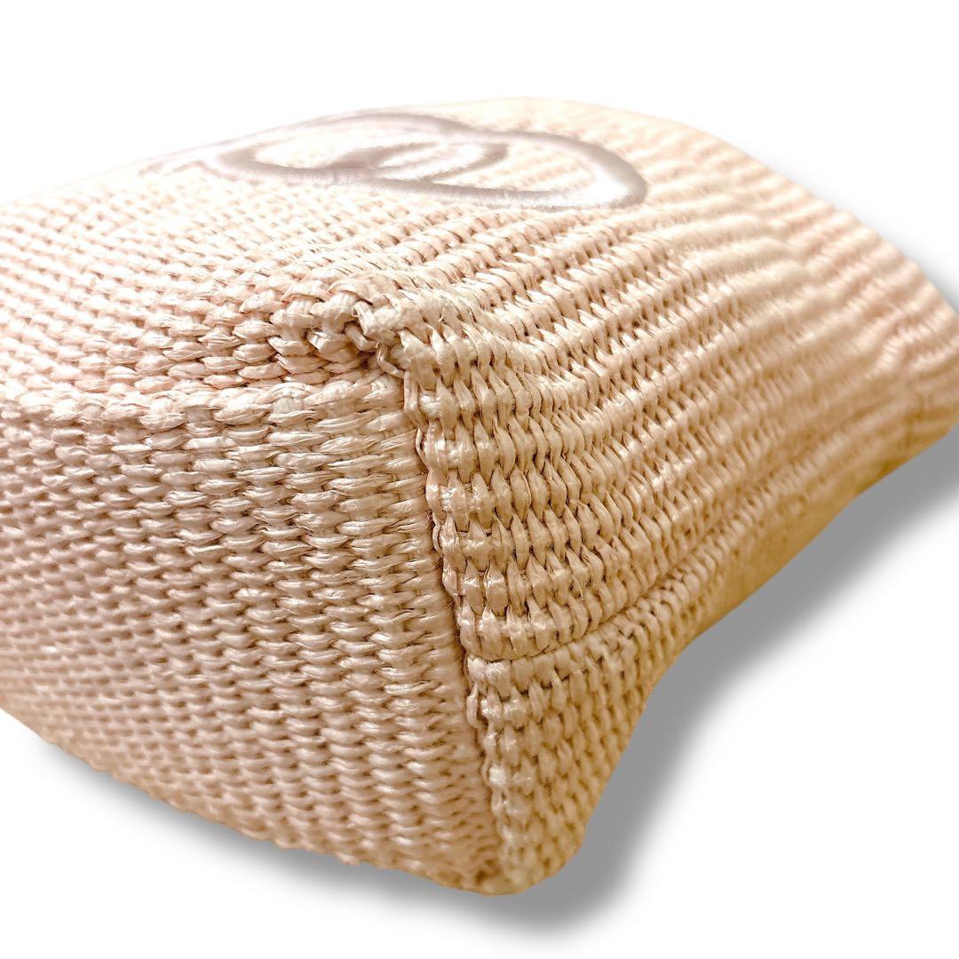 JIMMY CHOO ジミーチュウ 2way ラフィア かごバッグ ハンドバッグ