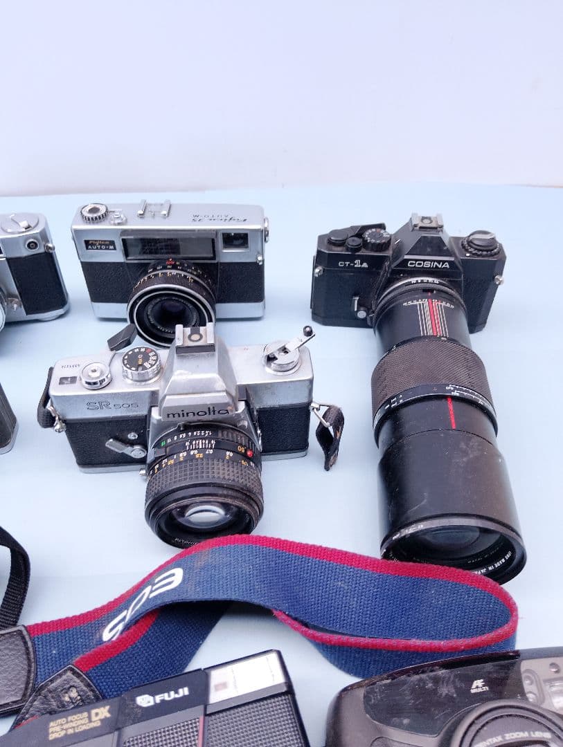 minolta　SR505ィルムカメラなどまとめて9台　ジャンク品(よ4)