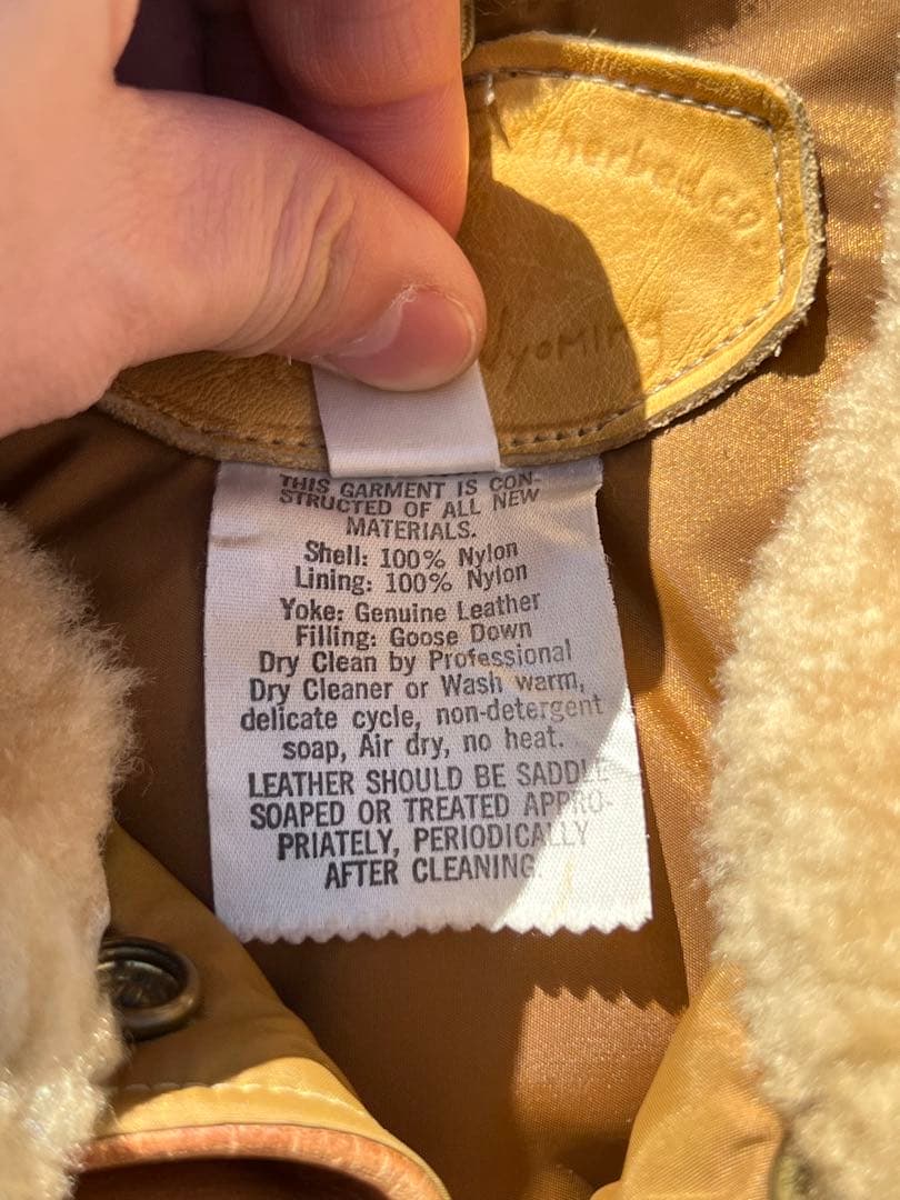 70s ロッキーマウンテン ダウンベスト 本革 ヴィンテージ