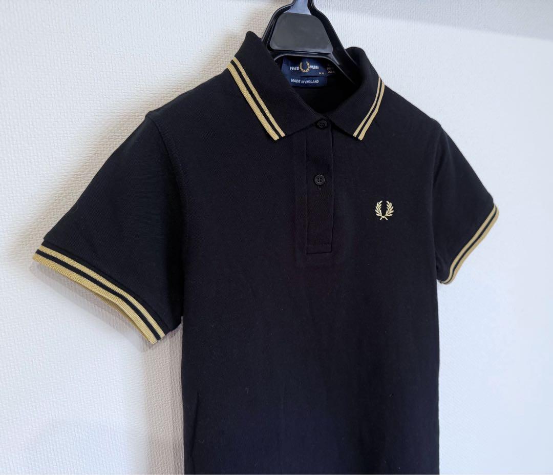 美品　FRED PERRY レディースポロシャツ　G12 ブラック　現行モデル